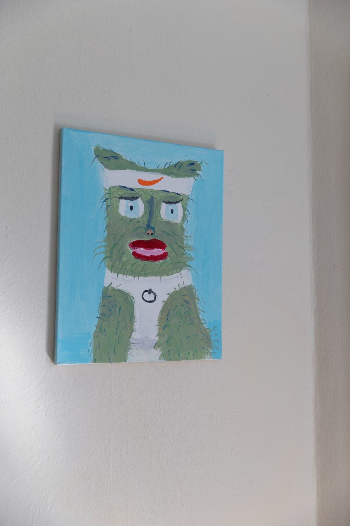 Chat 14, peinture signée Robin