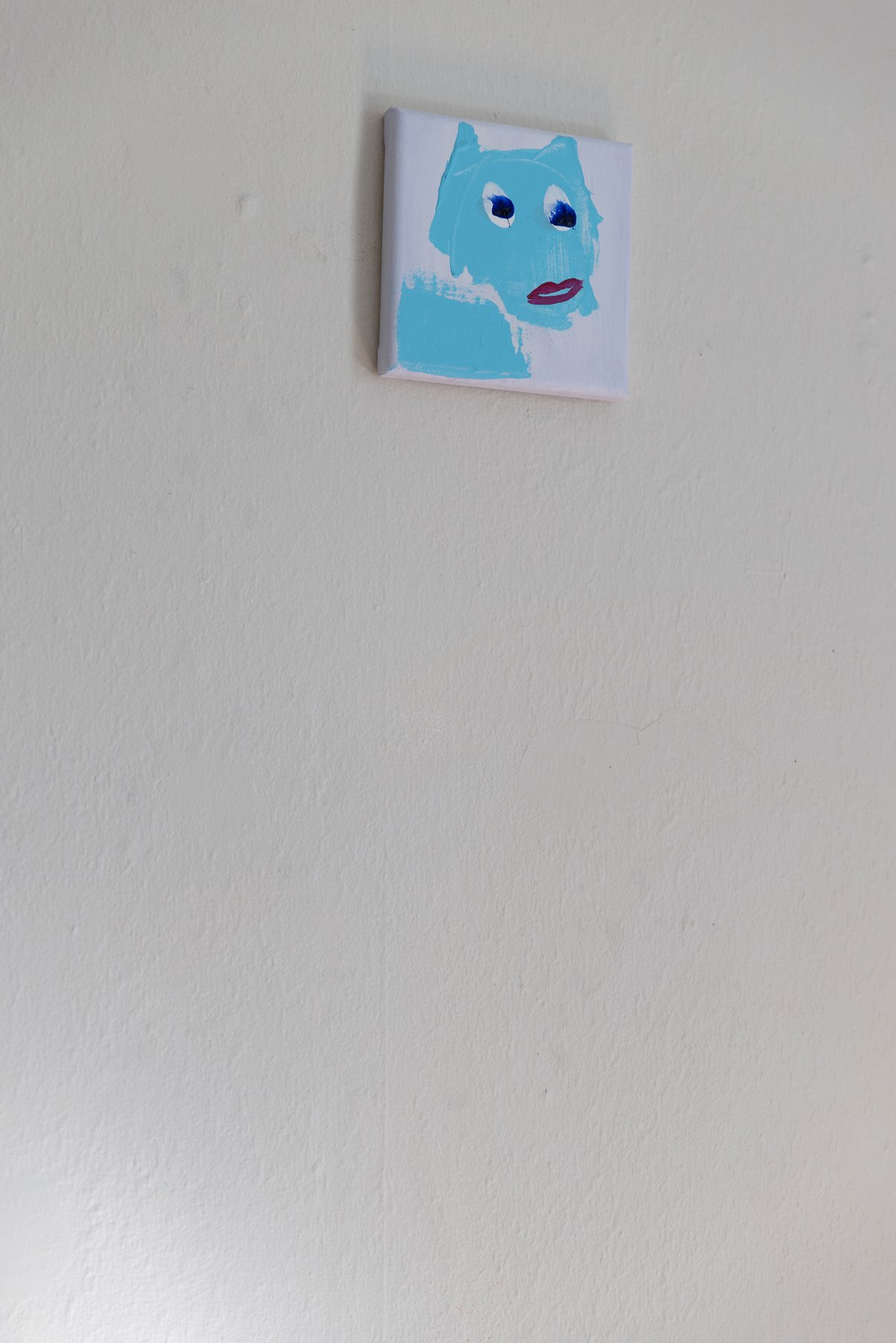 Chat 18, peinture signée Robin