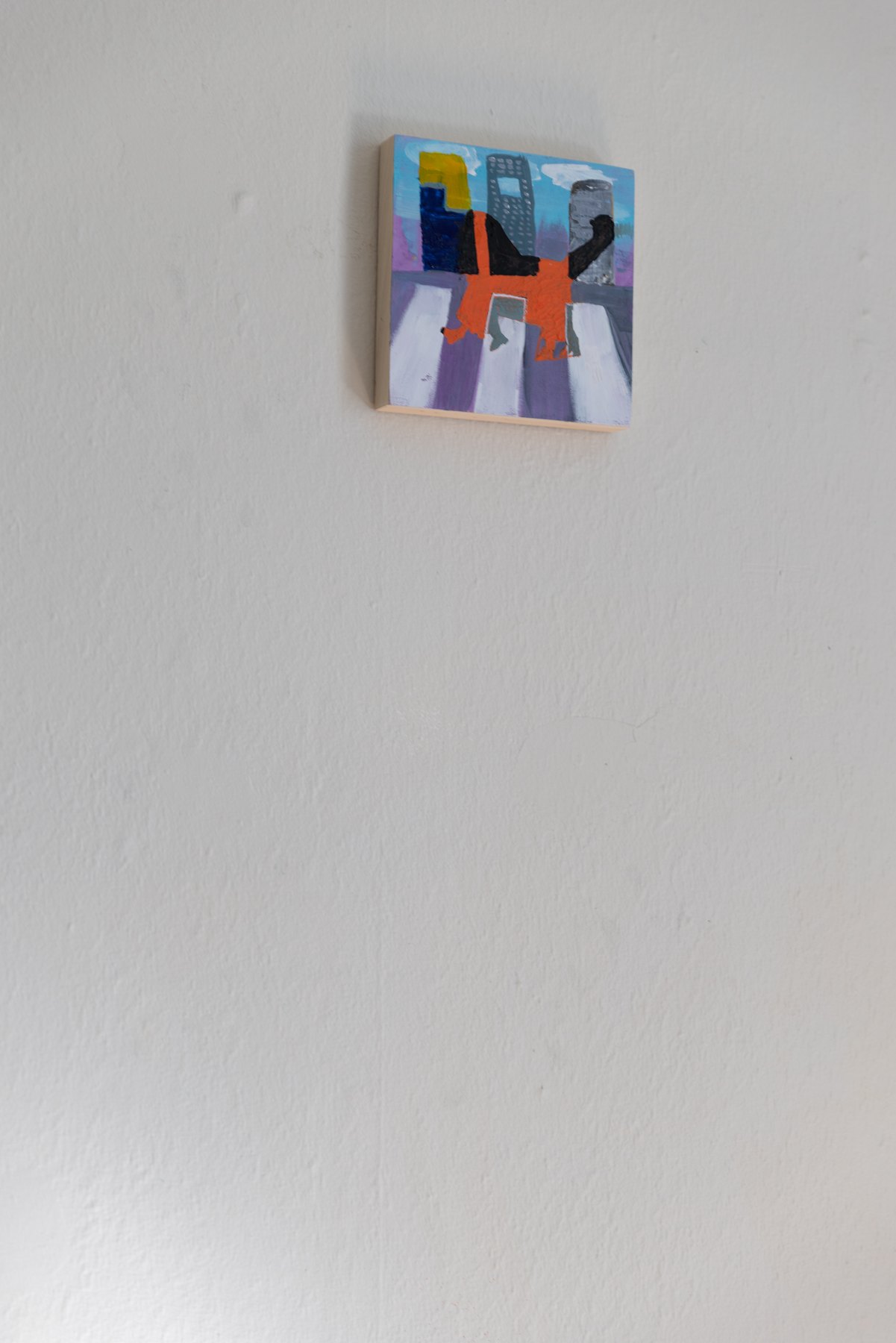 Chat 20, peinture signée Robin