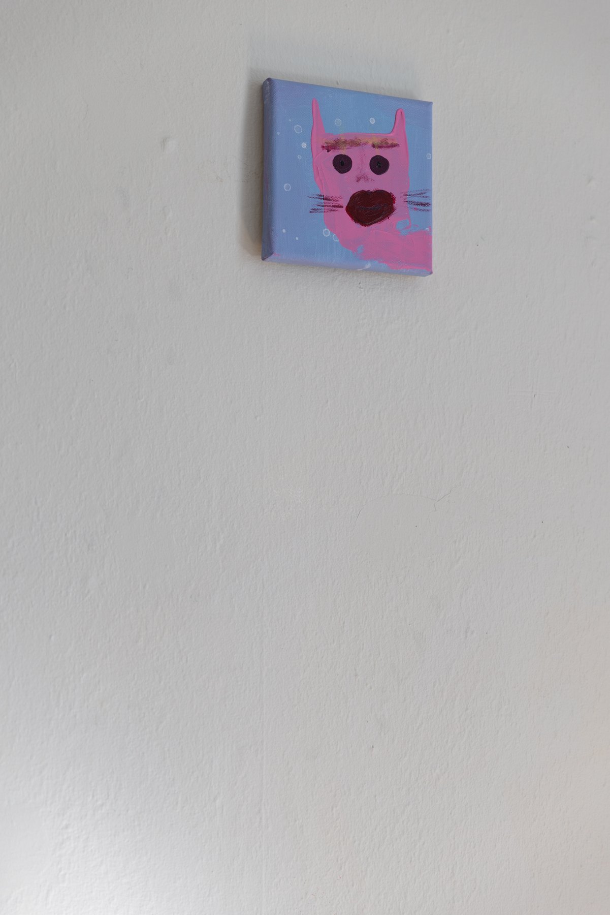 Chat 21, peinture signée Robin