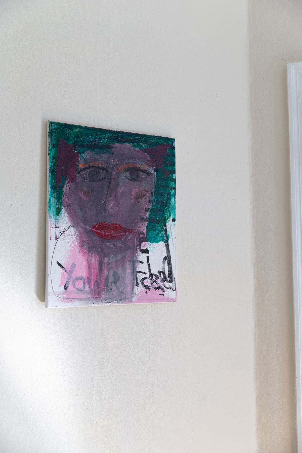 Portrait 01, peinture signée Robin