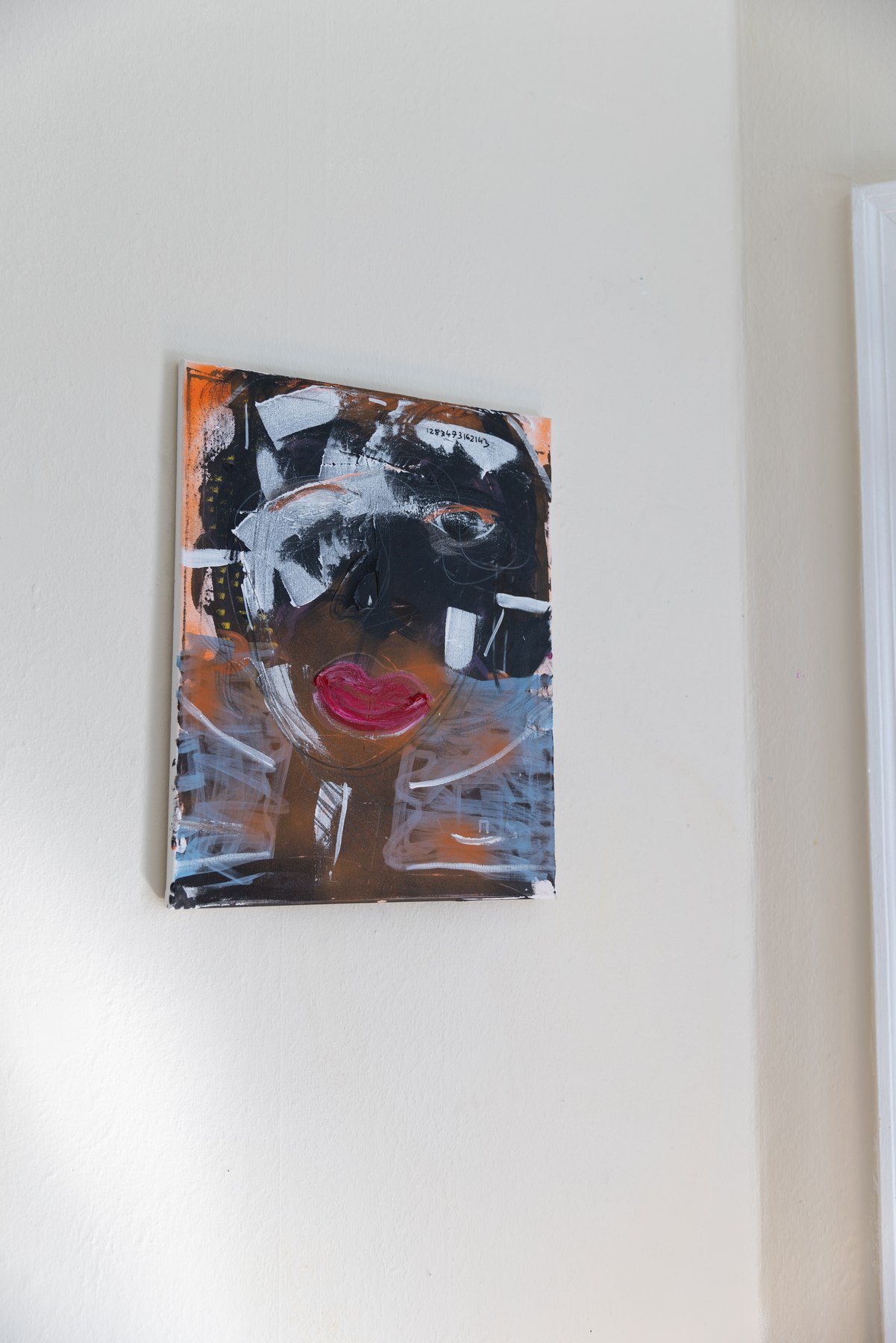 Portrait 03, peinture signée Robin