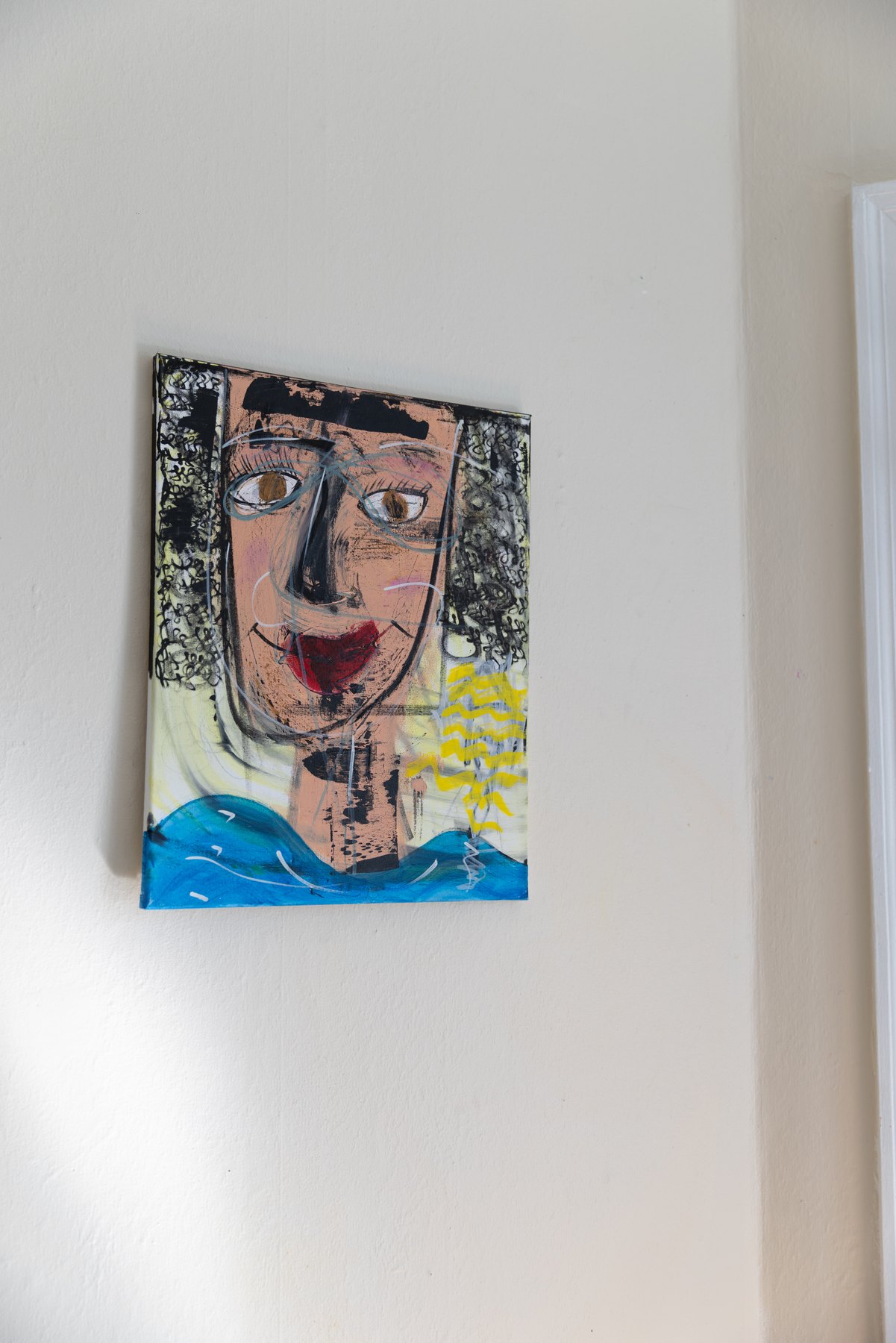 Portrait 04, peinture signée Robin