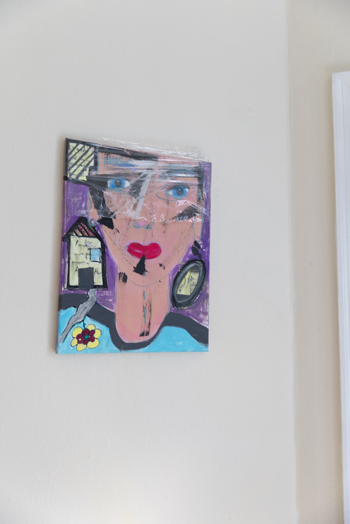 Portrait 05, peinture signée Robin