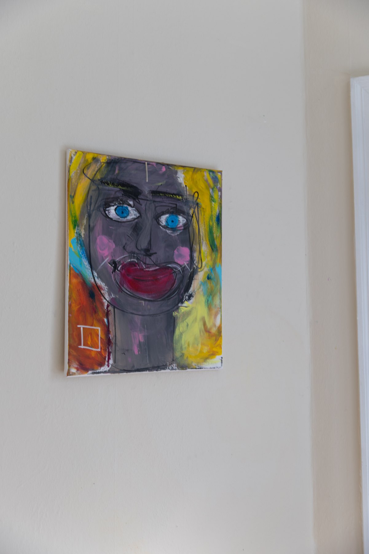Portrait 06, peinture signée Robin
