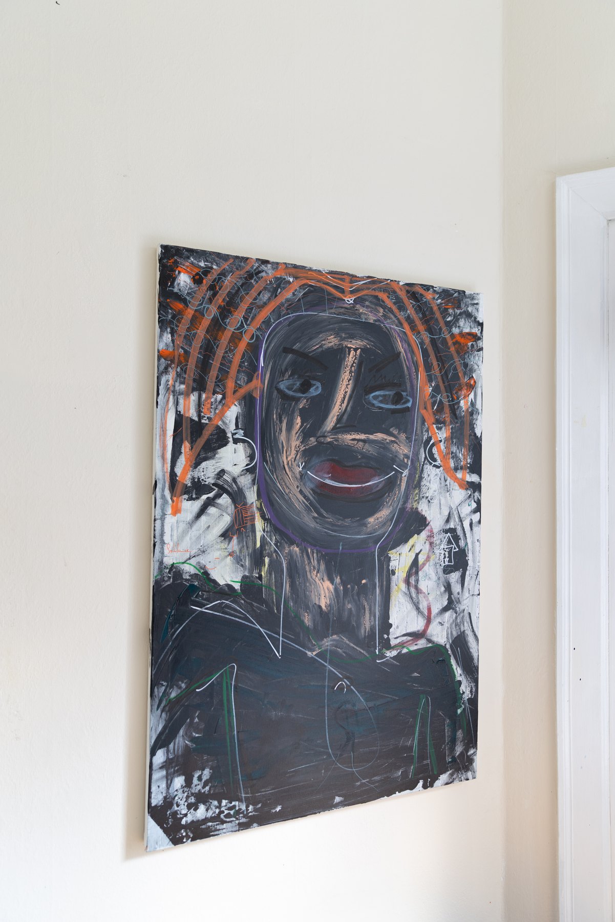 Portrait 10, peinture signée Robin