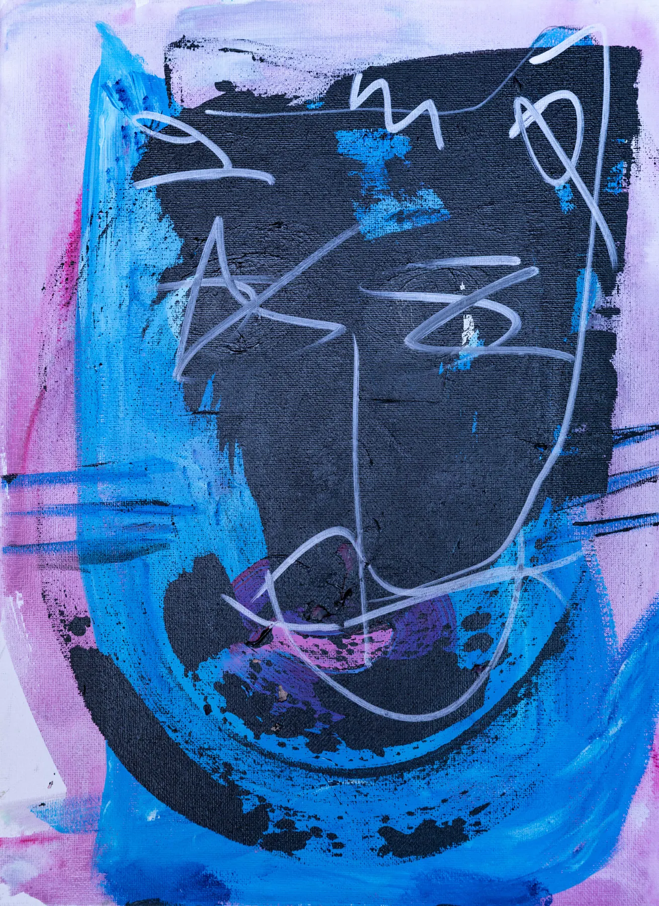 Antonio, peinture signée Robin