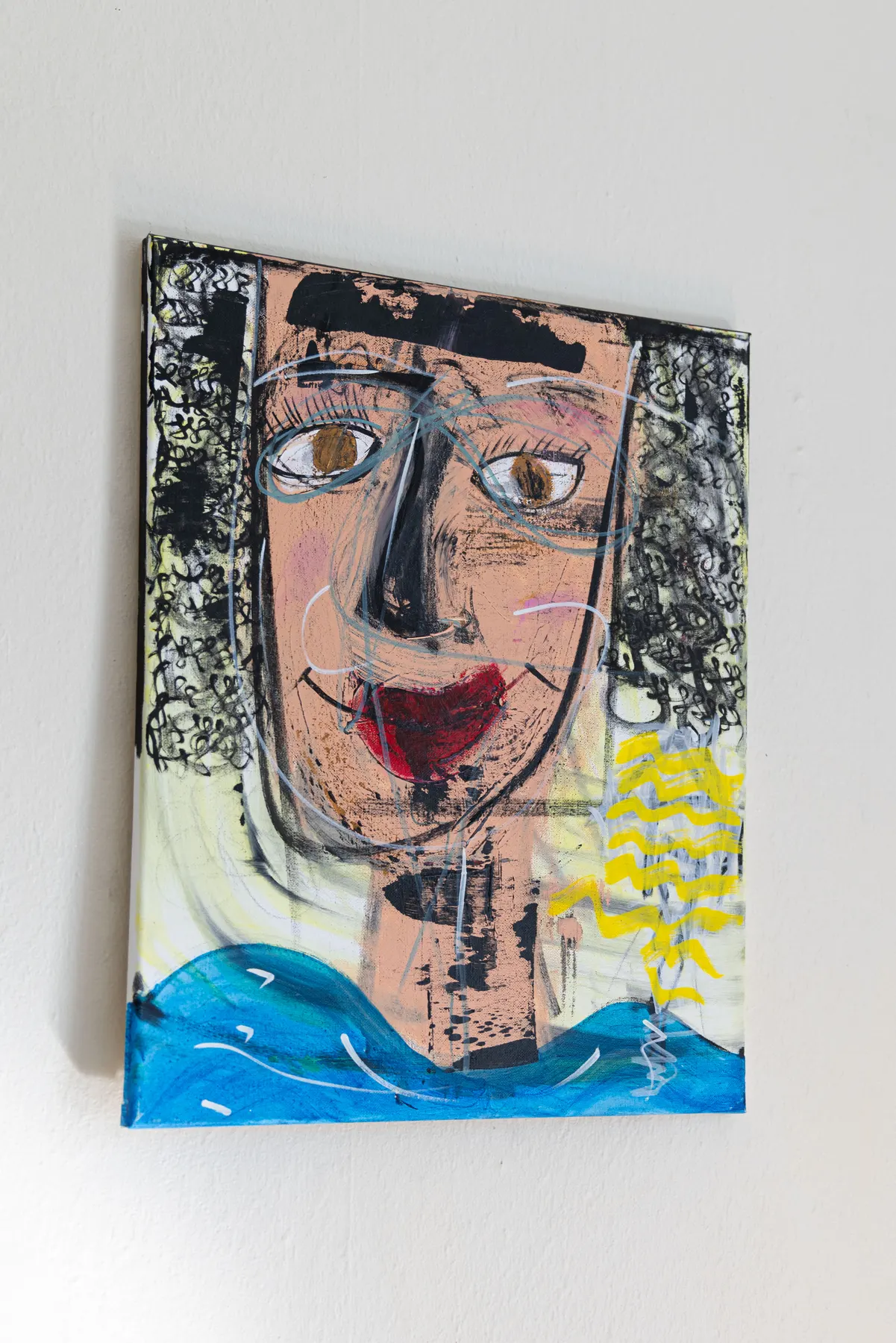 KHK, peinture signée Robin