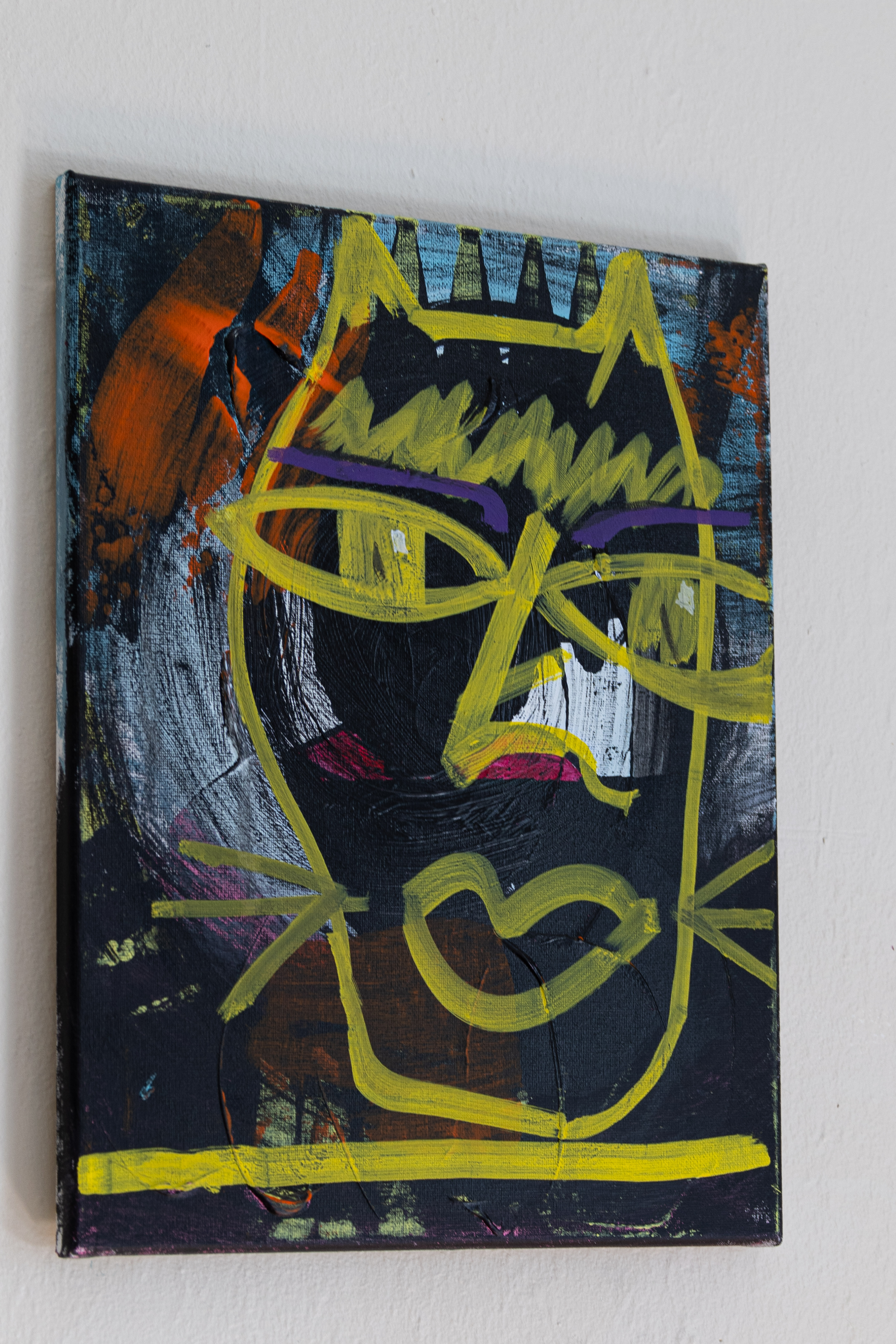 Miro, peinture signée Robin