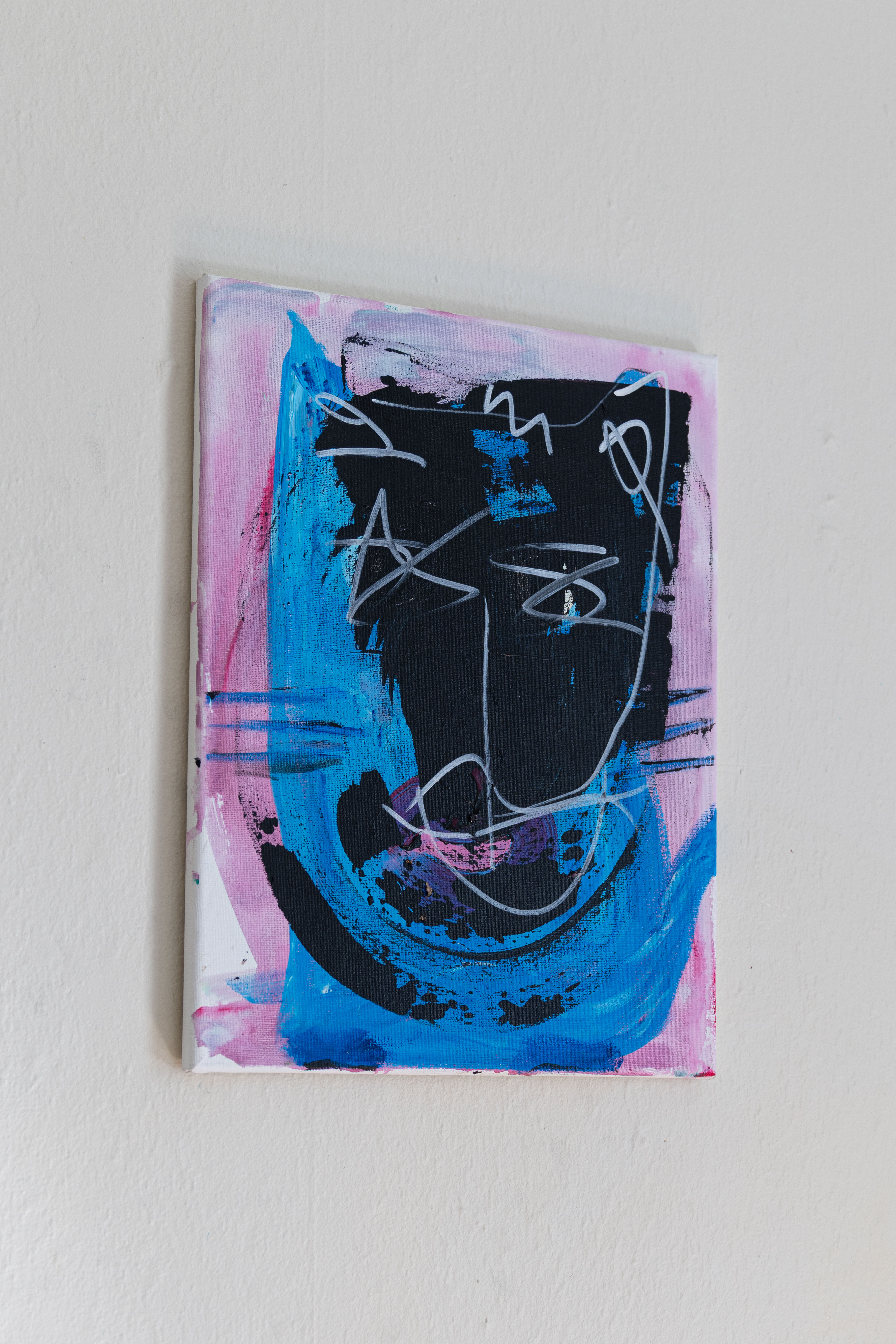 Chat 04, peinture signée Robin