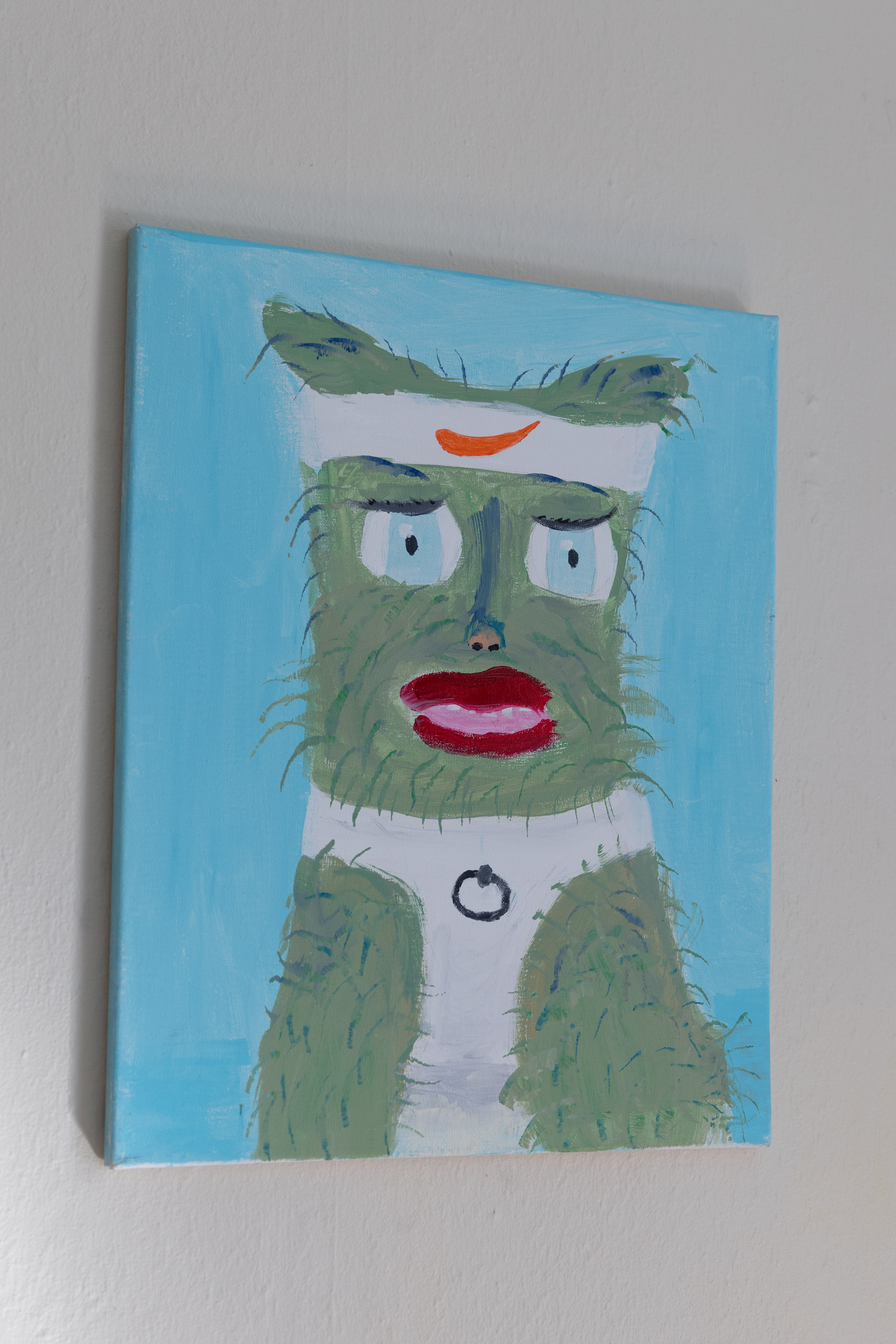 Chat 13, peinture signée Robin