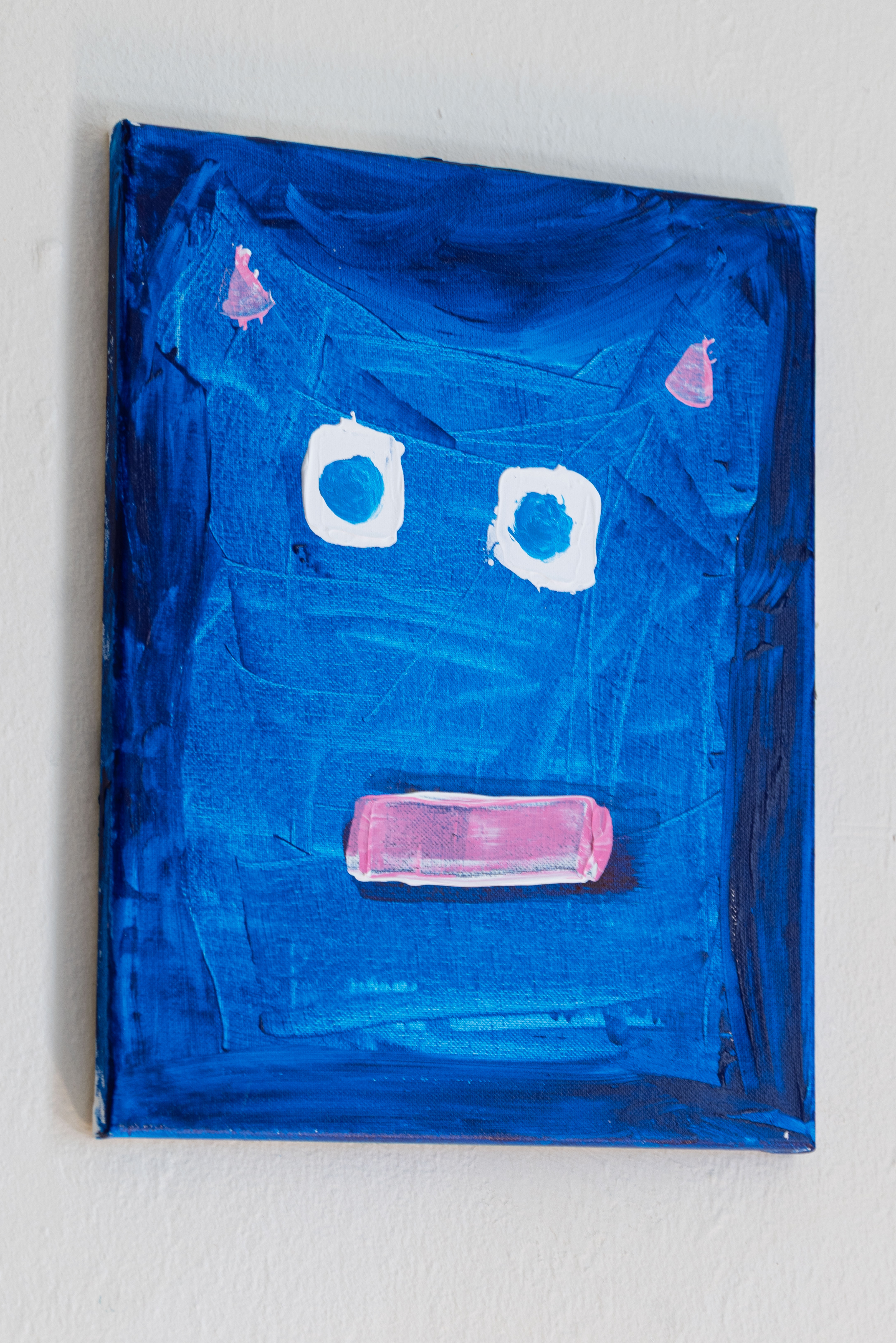 Chat 21, peinture signée Robin