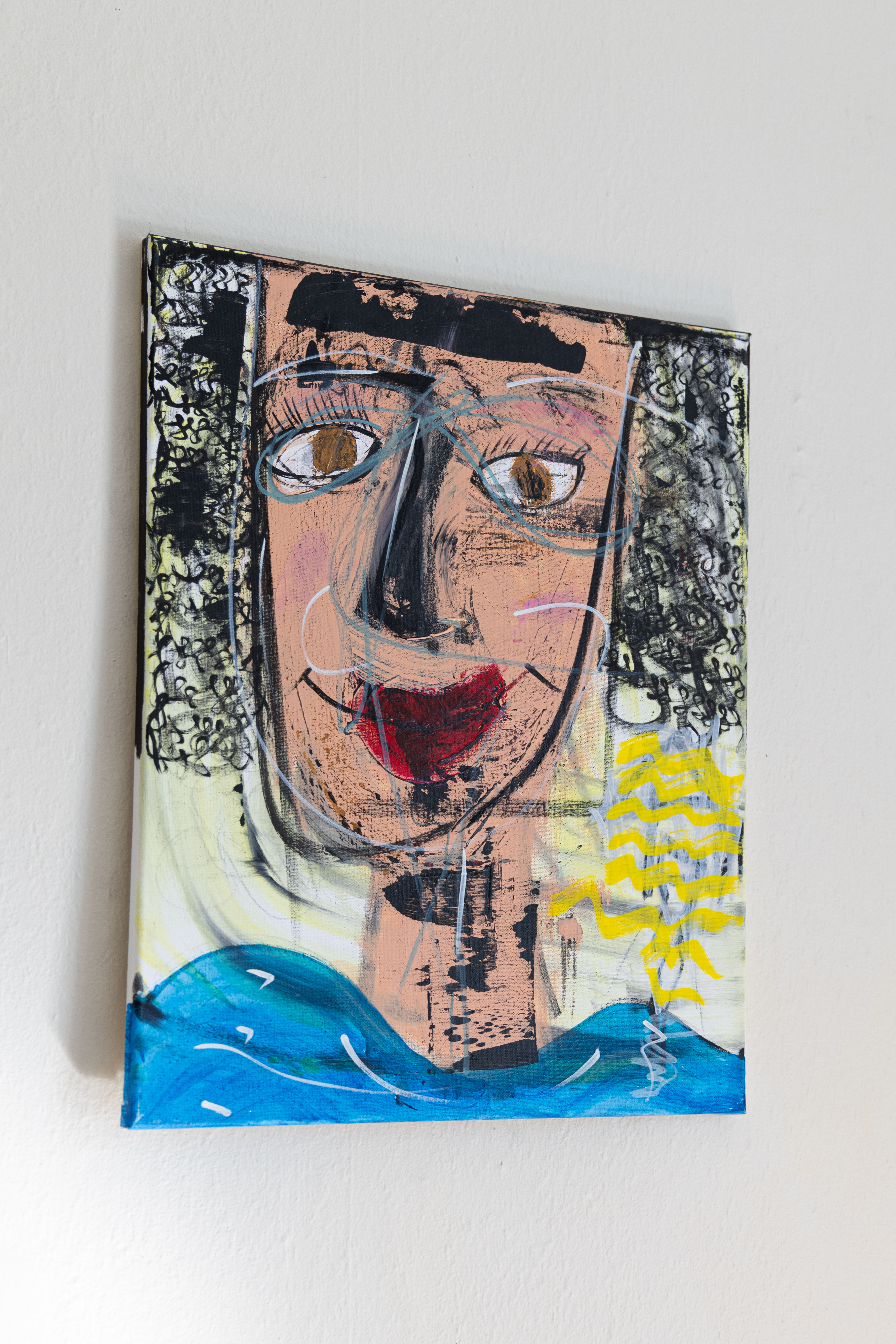 KHK, peinture signée Robin
