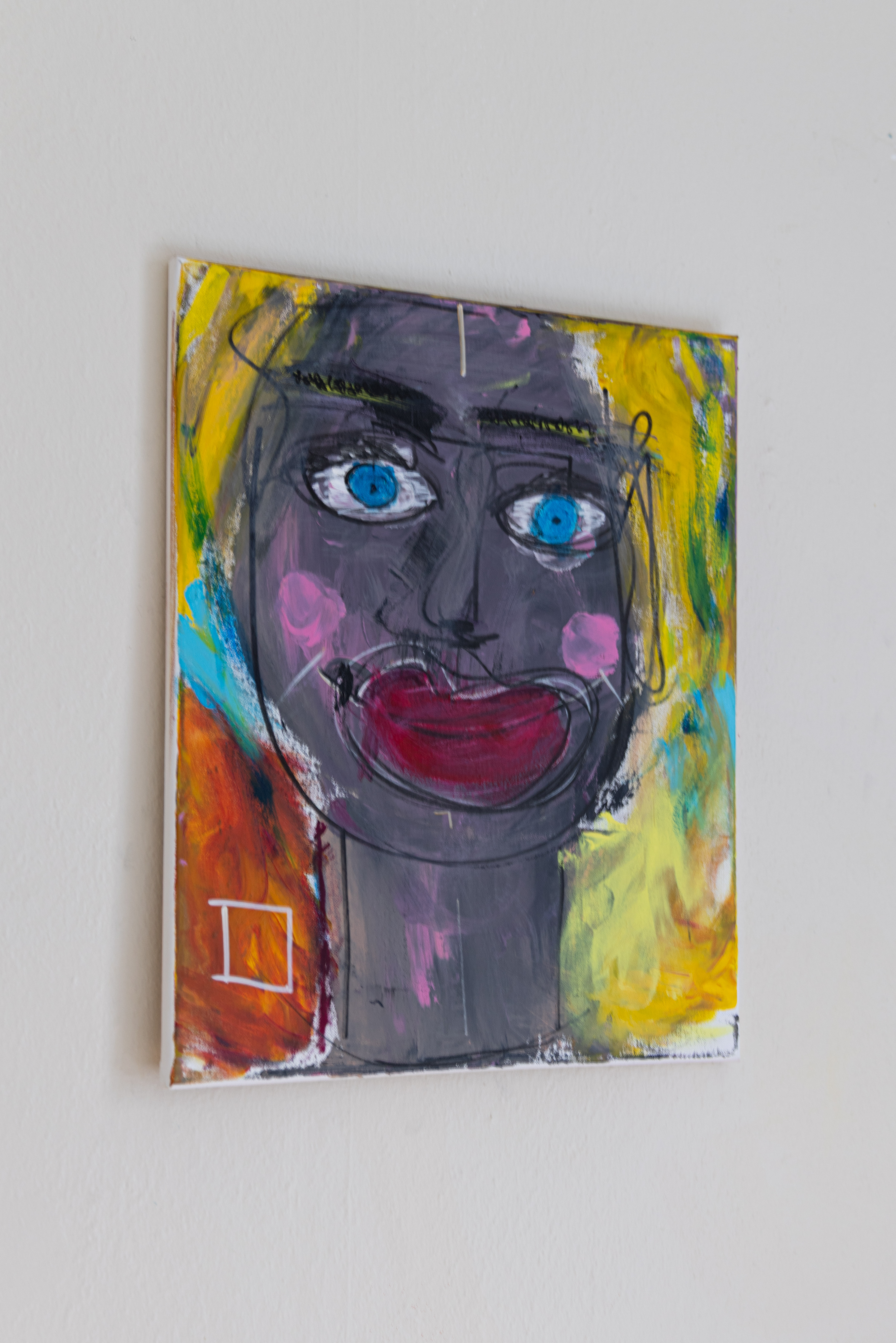 Portrait 04, peinture signée Robin