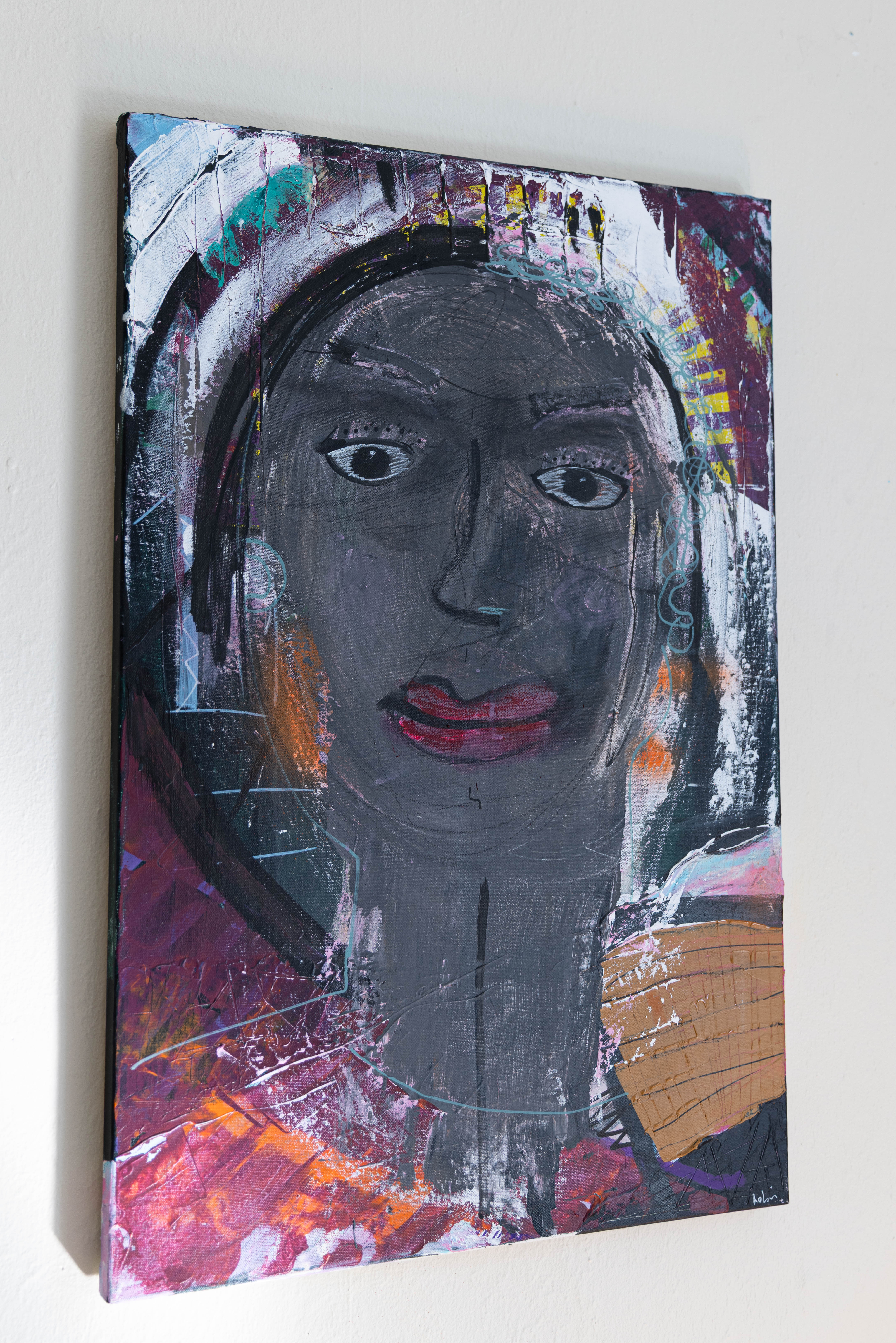 Salma, peinture signée Robin